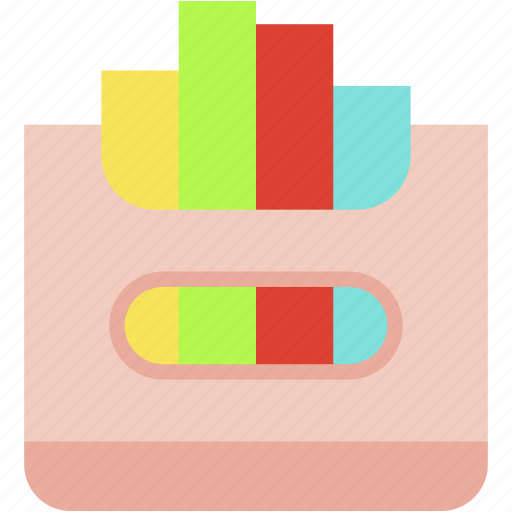 Chalks, writing, stationery, school, material, education, colors icon - Download on Iconfinder