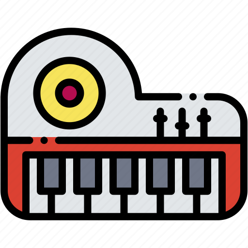Piano, synthesizer, music, instrument, game, hobbies icon - Download on Iconfinder