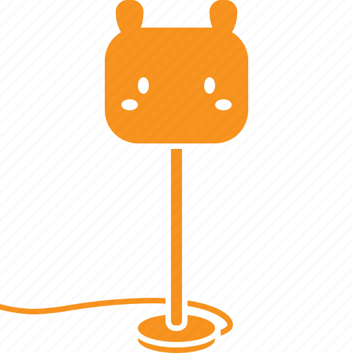 Lamp, light, cute, electricity, kids room icon - Download on Iconfinder