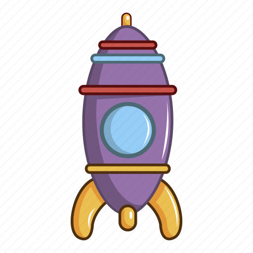 Cartoon, object, rocket, space, spaceship, toy, travel icon - Download on Iconfinder