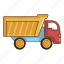 cartoon, fun, object, plastic, toy, truck, vehicle 