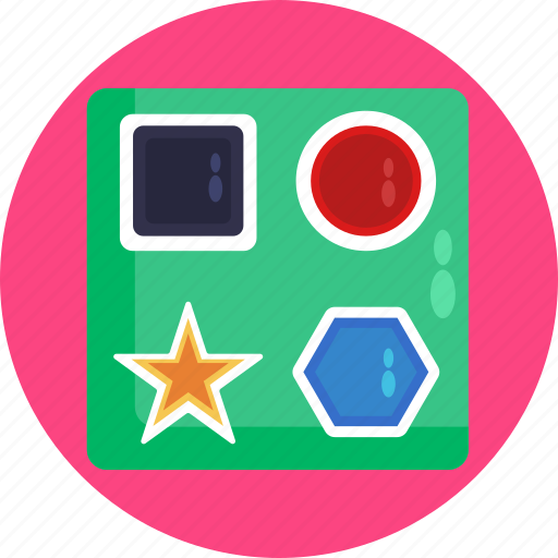 Kindergarden, color games, childhood icon - Download on Iconfinder