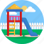 playground, kindergarden, slide, kindergarten 