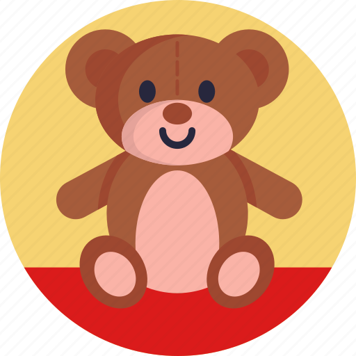 Toy, teddy bear, childhood, teddy, bear, doll, kindergarden icon - Download on Iconfinder