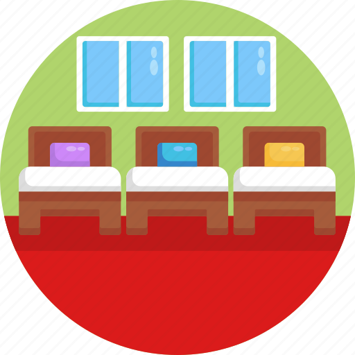 Kindergarden, sleeping area, bed icon - Download on Iconfinder