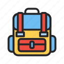 backpack, kindergarten, school, student