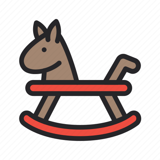 Horse, kindergarten, playground, rocking horse icon - Download on Iconfinder