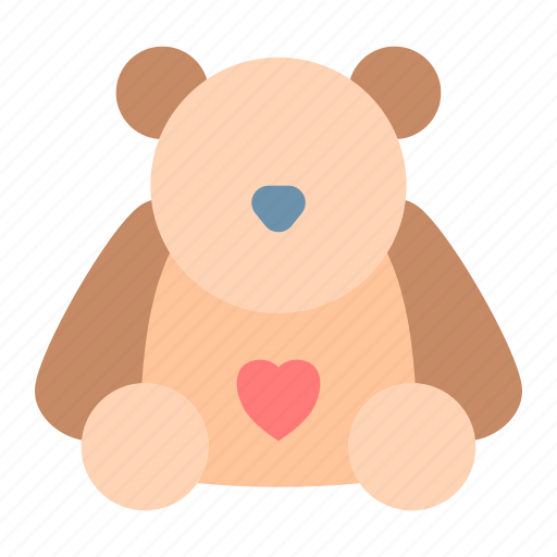 Teddy, cute, bear, toy, childhood icon - Download on Iconfinder