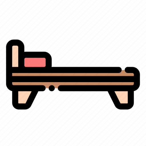 Bed, bedroom, room, furniture, pillow icon - Download on Iconfinder