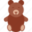 teddy, bear, animal, baby, child, stuffed 