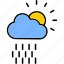 weather, climate, cloudy, forecast, lining, silver, sun 