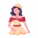 princess, princess character, princess avatar, queen, lady ruler