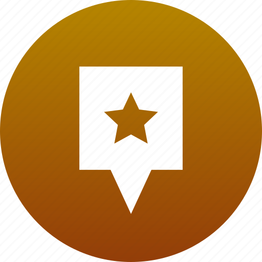 Favorite, map marker, marker, star icon - Download on Iconfinder