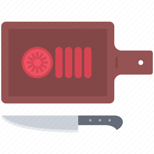 Board, chef, cook, cooking, knife, tomato icon - Download on Iconfinder