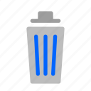 bin, delete, remove, trash, trash can
