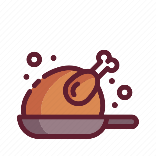 Chicken, food, meal, pan, turkey icon - Download on Iconfinder