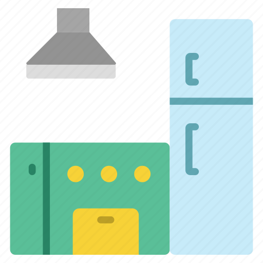 Kitchen, household, appliance, fridge, refrigerator, freezer, cabinet icon - Download on Iconfinder