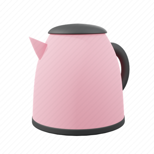 Kettle, coffee, electric, teapot, kitchen, teakettle, hot 3D illustration - Download on Iconfinder
