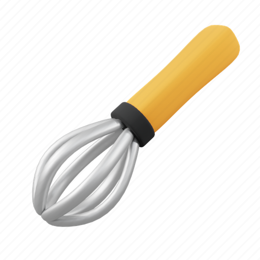 Whisk, kitchen, tool, cook, mixer, food, cooking 3D illustration - Download on Iconfinder