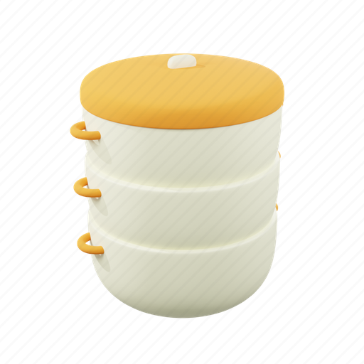 Steaming, pot, cooking, kitchen, restaurant, laundry 3D illustration - Download on Iconfinder