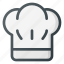 chef, coock, hat, kitchen 