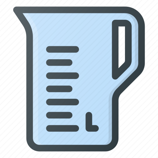 Cup, kitchen, liquid, liter, measuring icon - Download on Iconfinder