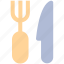 dinner, eating, fork, fork and knife, kitchen tool, knife 