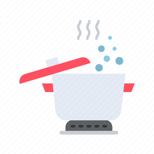 Boil, stewpan, pan, saucepan, cook icon - Download on Iconfinder