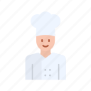 chef, cook, man, restaurant, food