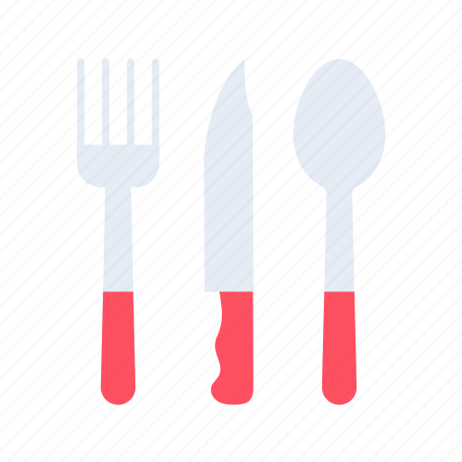 Cutlery, fork, knife, dinner, eat icon - Download on Iconfinder