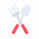 fork and spoon, cutlery, dinner, eat, food
