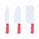 kitchen knives, cut, restaurant, knives, icebreaker