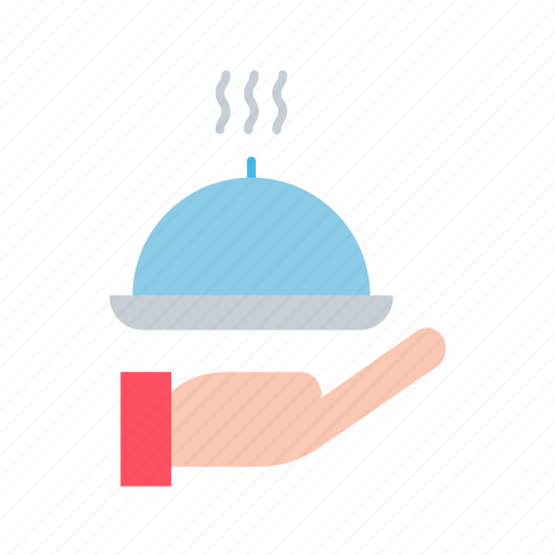 Serve, waiter, food, serving, dish icon - Download on Iconfinder