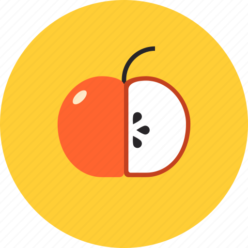 Apple, diet, food, fresh, fruit, healthy, vegan icon - Download on Iconfinder