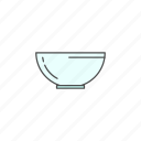 bowl, glass, kitchen, soup