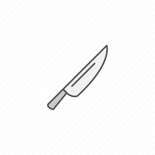 Cooking, cut, kitchen, knife, sharp, steel icon - Download on Iconfinder