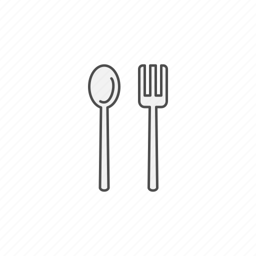 Eat, food, fork, restaurant, spoon, steel icon - Download on Iconfinder