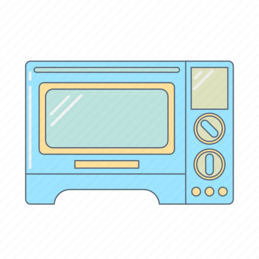 Cook, electronic, hot, kitchen appliance, kitchenware, microwave, oven icon - Download on Iconfinder