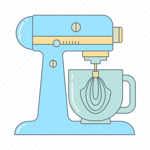 Bake, cook, electronic, kitchen appliance, kitchenware, making food, mixer icon - Download on Iconfinder