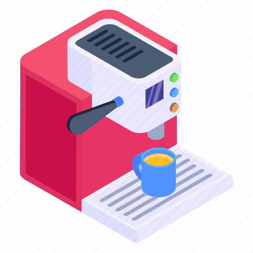 Coffee maker, coffee machine, percolator, espresso machine, kitchenware icon - Download on Iconfinder