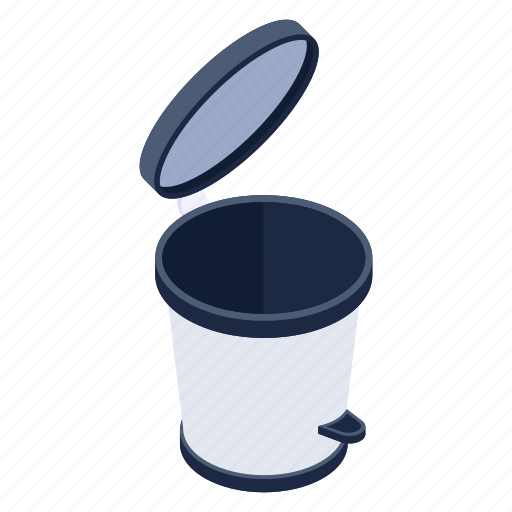 Kitchen bin, pedal bin, dustbin, wastebasket, trashcan icon - Download on Iconfinder