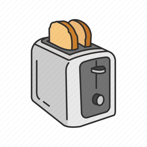 Appliences, bread, household, kitchen, toast, toast maker, toaster icon - Download on Iconfinder