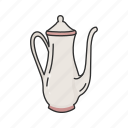 beverage, cup, drink, kitchen, mug, pot, teapot