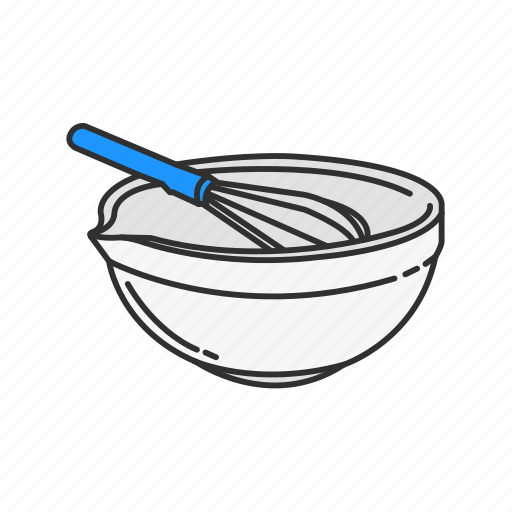 Basin, bowl, food, household, kitchen, pot, whisk icon - Download on Iconfinder