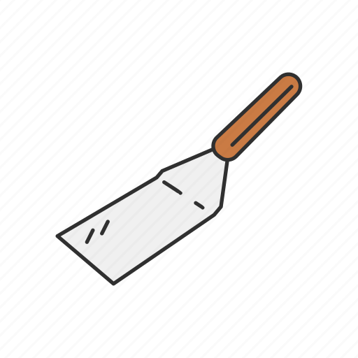 Cooking, equipment, kitchen, scraper, spatula, tool, utensil icon - Download on Iconfinder