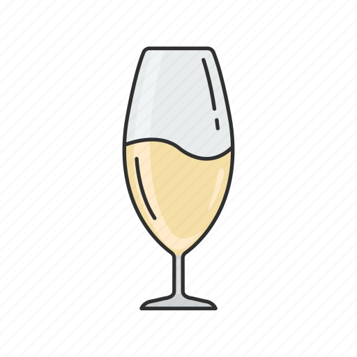 Beverage, celebrate, glass, kitchen, white wine, wine, wine glass icon - Download on Iconfinder
