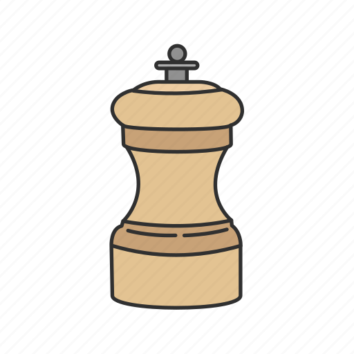 Cooking, grinder, kitchen, pepper, pepper grinder, seasoning, spices icon - Download on Iconfinder