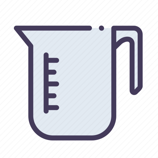 Measuring, cup, kitchen, glass, kitchenware, cooking icon - Download on Iconfinder