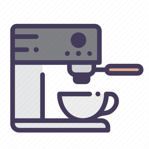 Coffee, machine, drink, cafe, breakfast icon - Download on Iconfinder
