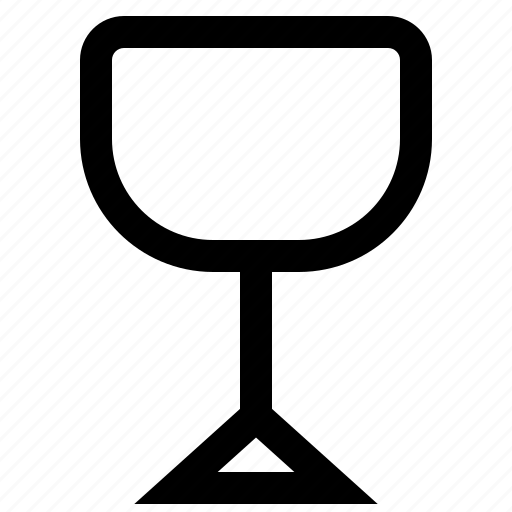 Beverage coffee drink glass icon 